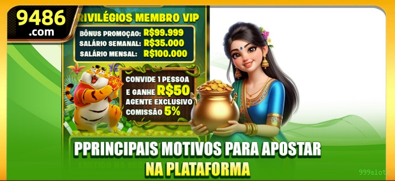 Bônus exclusivos membros VIP 999slots